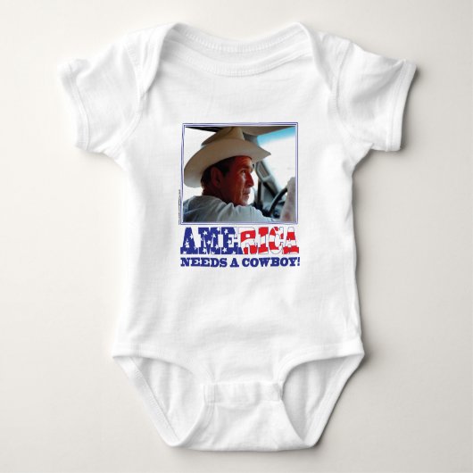 George W Struik - Amerika heeft een Cowboy nodig Romper (Voorkant)