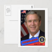 George W. Struik Baseball Card Briefkaart (Voorkant / Achterkant)