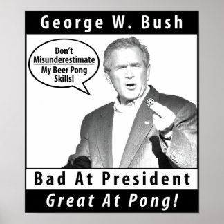 George W. Struik Beer Pong Poster