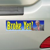George W. Struik: Broke toch? Bumpersticker (Op auto)