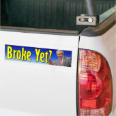 George W. Struik: Broke toch? Bumpersticker (Op Truck)