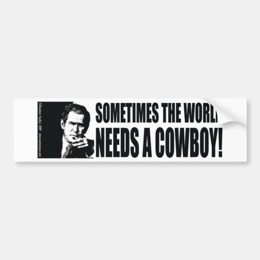 George W Struik Bumpersticker (Voorkant)