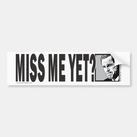 George W Struik Bumpersticker (Voorkant)