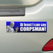George W. Struik: Corpsman Bumpersticker (Op auto)