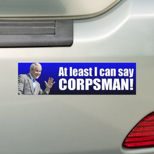 George W. Struik: Corpsman Bumpersticker (Op auto)
