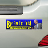 George W. Struik: Dag, belastingverlagingen! Bumpersticker (Op auto)