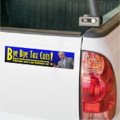 George W. Struik: Dag, belastingverlagingen! Bumpersticker (Op Truck)