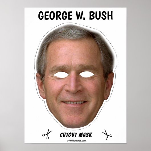 GEORGE W. STRUIK Halloween Mask Poster (Voorkant)