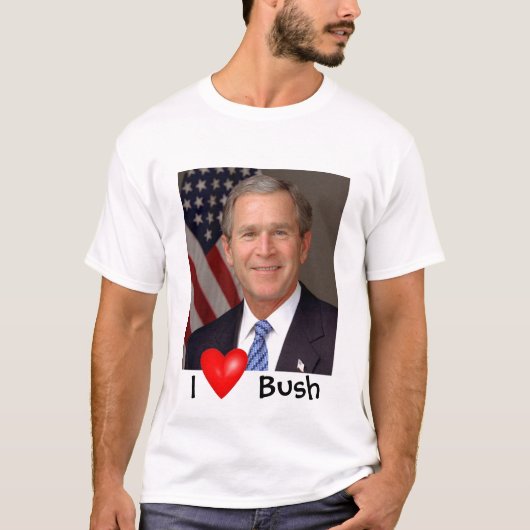 George W. Struik I hart T-shirt (Voorkant)