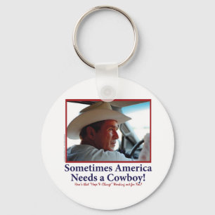George W Struik in Cowboy Pet Sleutelhanger