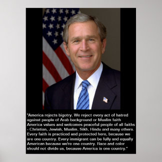 George W. Struik met citaat over fanatisme Poster