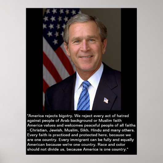 George W. Struik met citaat over fanatisme Poster (Voorkant)