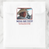 George W Struik - Miss Me Toch Ronde Sticker (Tas)