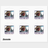 George W Struik Miss me toch? Ronde Sticker (Vel)