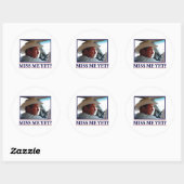 George W Struik Miss Me Toch Ronde Sticker (Vel)