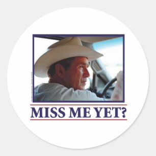 George W Struik Miss Me Toch Ronde Sticker