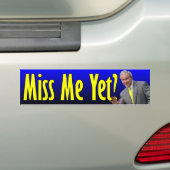 George W. Struik: Miss mij toch? Bumpersticker (Op auto)