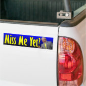 George W. Struik: Miss mij toch? Bumpersticker (Op Truck)