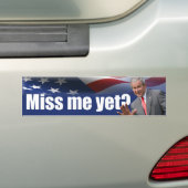 George W. Struik: Miss mij toch? Bumpersticker (Op auto)