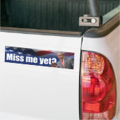 George W. Struik: Miss mij toch? Bumpersticker (Op Truck)