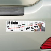 George W. Struik: Miss mij toch? Bumpersticker (Op auto)