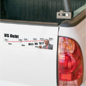 George W. Struik: Miss mij toch? Bumpersticker (Op Truck)
