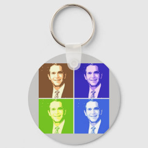 George W Struik Pop Art Sleutelhanger