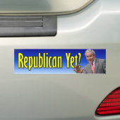 George W. Struik: Republikein toch? Bumpersticker (Op auto)