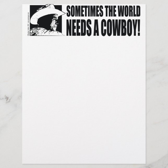George W Struik - Soms heeft de wereld een cowboy  (Voorkant)