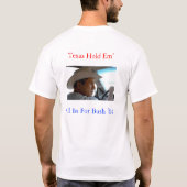 George W. Struik voor President T-shirt (Achterkant)