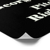 George W Struik vs Barack H Obama Poster (Hoek)