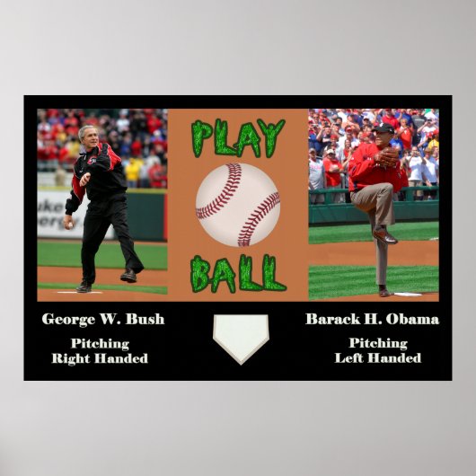George W Struik vs Barack H Obama Poster (Voorkant)