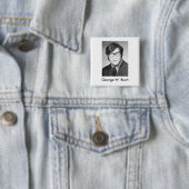 George W. Struik Yearbook foto Vierkante Button 5,1 Cm (In situ)