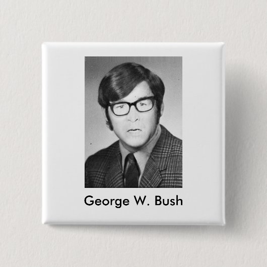 George W. Struik Yearbook foto Vierkante Button 5,1 Cm (Voorkant)