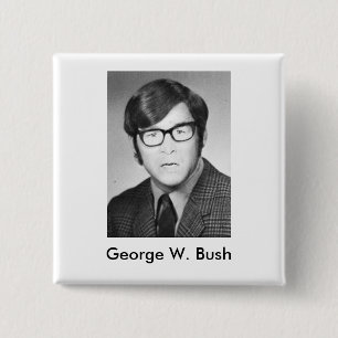 George W. Struik Yearbook foto Vierkante Button 5,1 Cm