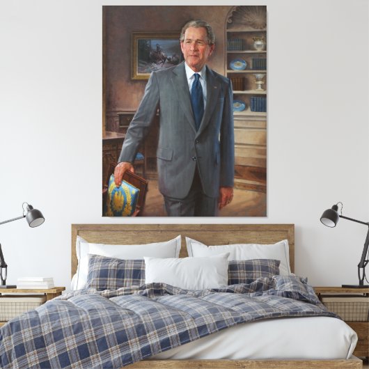 GEORGE WALKER STRUIK van John Howard Sanden Canvas Afdruk (Insitu (Slaapkamer))