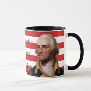 George Washington & 13-sterren vlag Mok