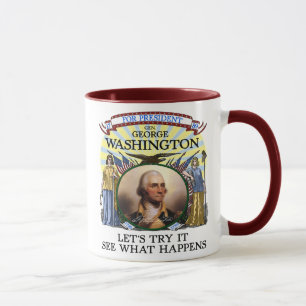 George Washington 1789 Mok verkiezingen