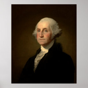 George Washington 1e Amerikaanse president door St Poster