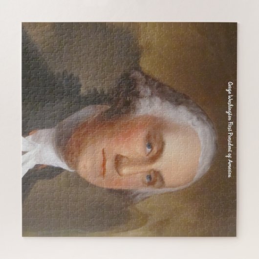 George Washington 1e president van Amerika. Legpuzzel (Horizontaal)