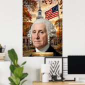 George Washington: 1e president van de VS Poster (Thuiskantoor)