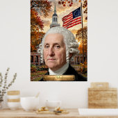George Washington: 1e president van de VS Poster (Keuken)