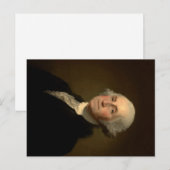 George Washington 1st Amerikaans President door St Briefkaart (Voorkant / Achterkant)