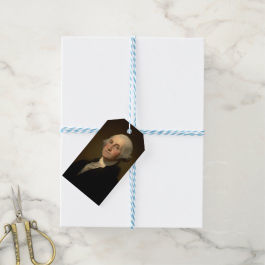 George Washington 1st Amerikaans President door St Cadeaulabel (Met Touw)