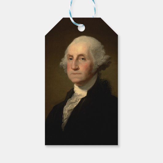 George Washington 1st Amerikaans President door St Cadeaulabel (Achterkant)