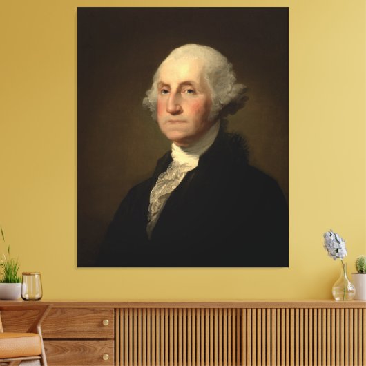 George Washington 1st Amerikaans President door St Canvas Afdruk (Insitu (Woonkamer))
