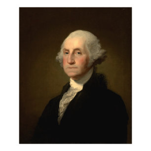 George Washington 1st Amerikaans President door St Foto Afdruk