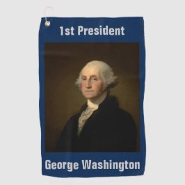 George Washington 1st Amerikaans President door St Golfhanddoek