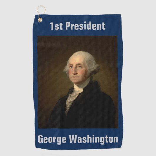 George Washington 1st Amerikaans President door St Golfhanddoek (Voorkant)