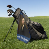 George Washington 1st Amerikaans President door St Golfhanddoek (Groen)